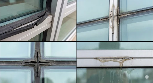 Gasket and Sealant Degradation:
