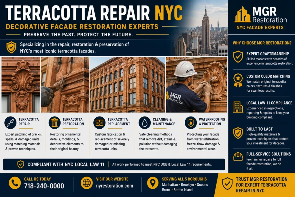Terracotta Repair NYC