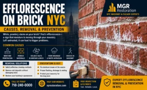 Efflorescence on Brick NYC