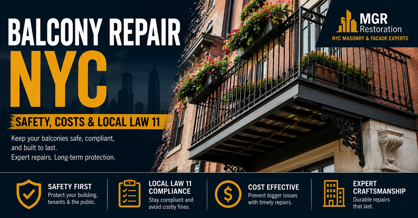 Balcony Repair NYC