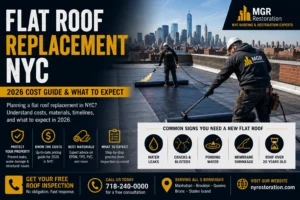 Flat Roof Replacement NYC